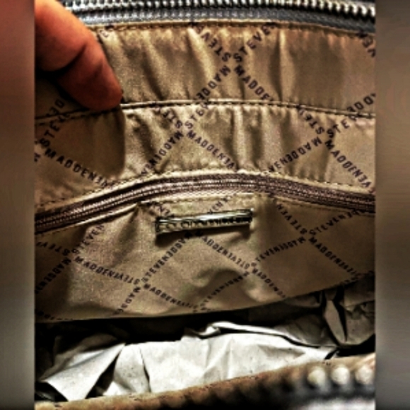 NWT STEVE MADDEN gray shoulder handbag - Picture 7 of 13